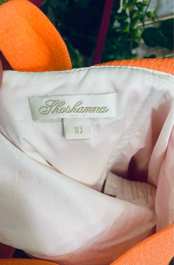 Orange Dress Size 10 - Image 3