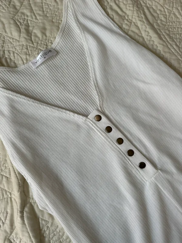Vestique Ribbed Bodysuit - Image 2