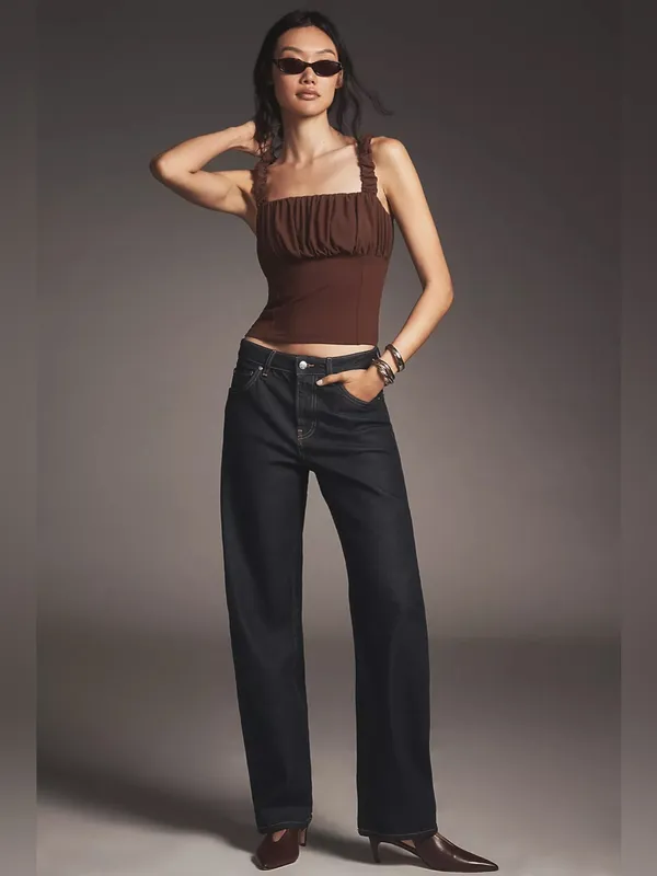 Anthropologie Shirred Bust Tank - Image 5