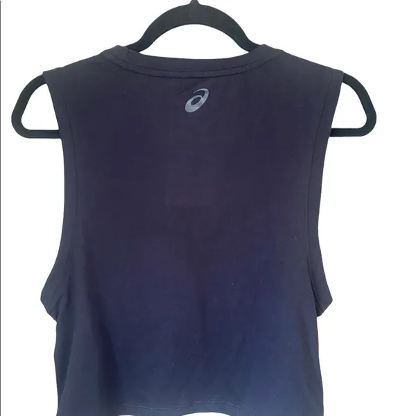 HIGH SHINE SPIRAL A TANK size small color: black nwt. ASICS brand - Image 5
