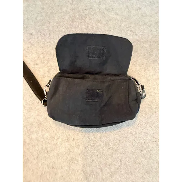 TAOMAOMAO Black Nylon Wristlet Bag Multi‎ Zip Travel Pouch Utility Wallet Small - Image 5
