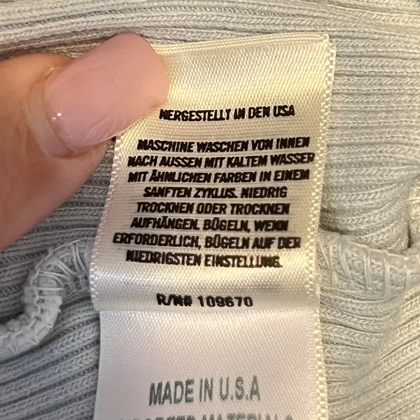 1060 | AGOLDE Minimalist Ribbed Racerback Scoop Neck Tank Top Mint Cream Women S - Image 8