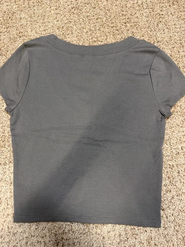 ESTPAC PacSun Charcoal Crop Top - Image 3