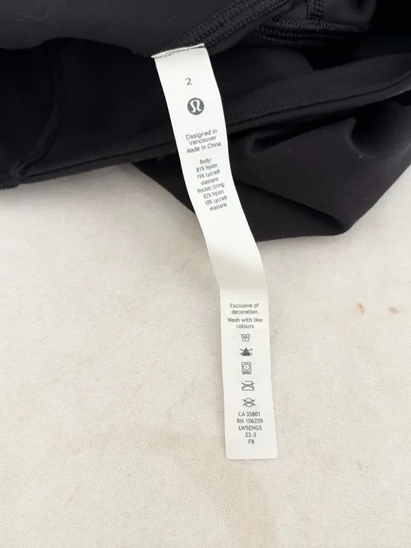 Lululemon Groove Super-High-Rise Split-Hem Flare Pant Nulu, Black - Image 5