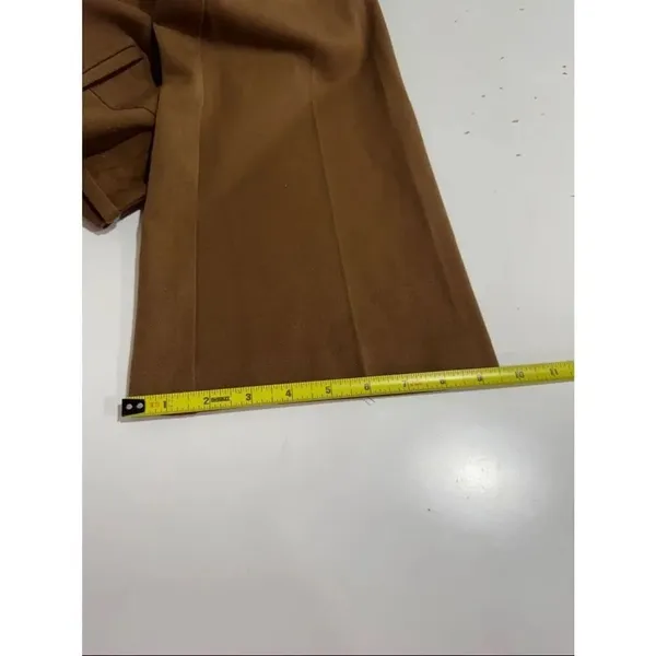 Zara Brown Flared Trousers EUC - Image 5