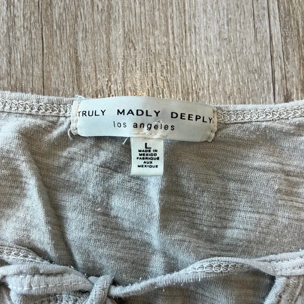 Womens Truly Madly Deeply Green Blouse - L - Image 5