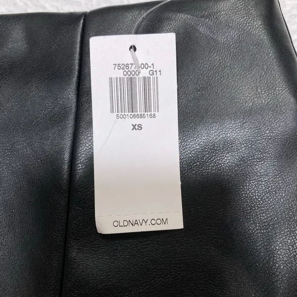 NWT Old Navy High-Waisted Faux-Leather Mini Skirt - Image 3
