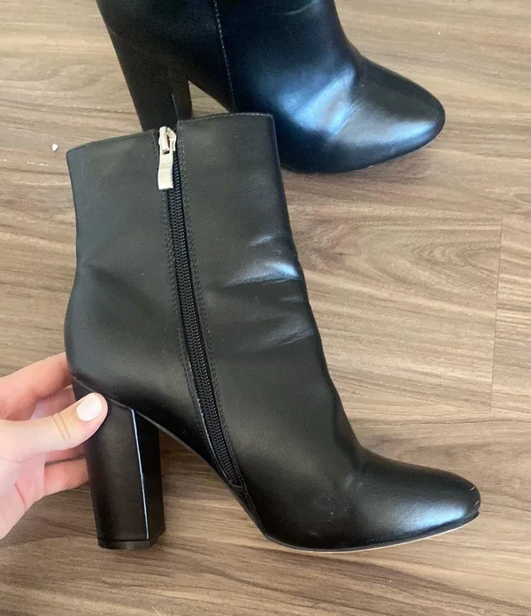 Black Booties Size 9 - Image 2