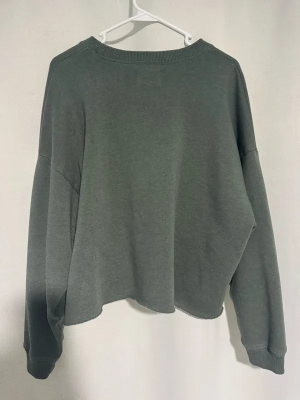 American Eagle Green Crewneck Sweatshirt - Image 3