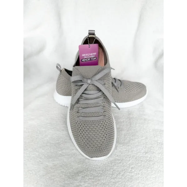 NWT Skechers Womens 8.5 Ultra Flex Statements 12841 Casual Shoes Sneakers Taupe - Image 8