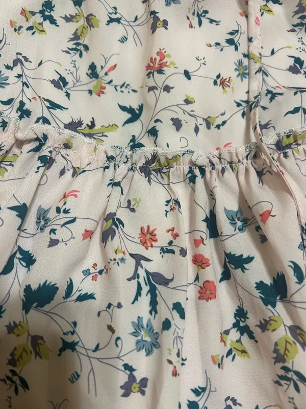 Amazon Baby Pink Floral Mini Skirt - Image 2