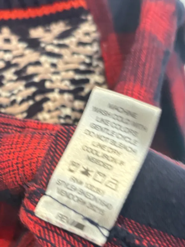 BKE red plaid button down shirt - Image 5