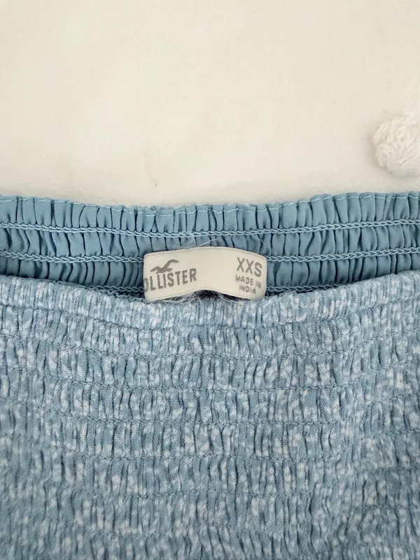 Hollister Light Blue Flower Skirt - Image 3