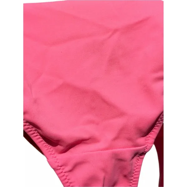 Victoria’s Secret Bikini Set 32D Multicolor Striped Halter Pink Swim Beach Y2K - Image 13