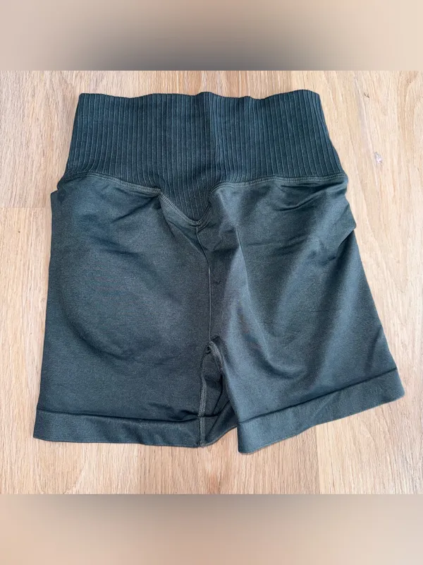 Popflex Green Athletic Shorts - Image 3