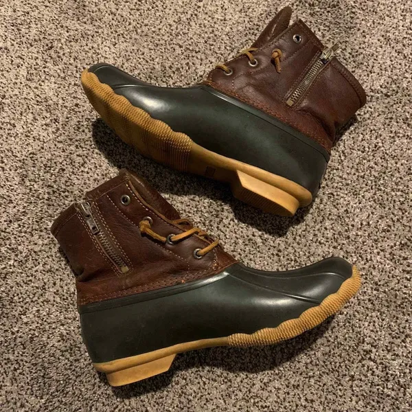 Sperry Boots Saltwater Duck‎ Boot Brown Leather - size 7 - Image 2