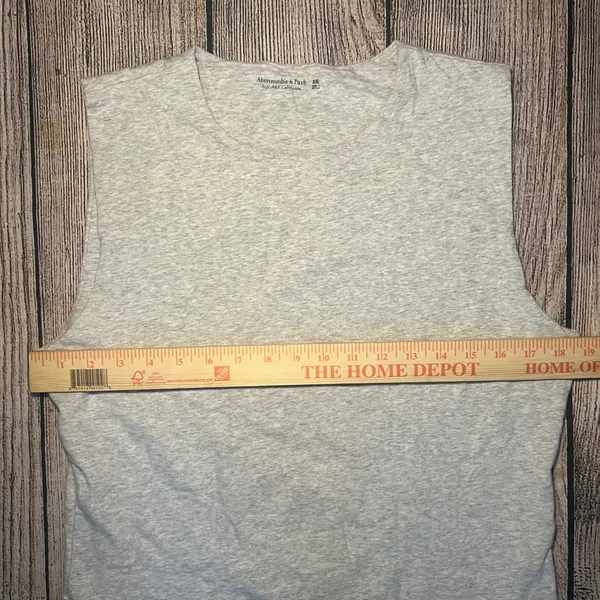 Abercrombie & Fitch‎ Soft A & F Collection Gray Bodysuit Tank Womens XXL Casual - Image 7