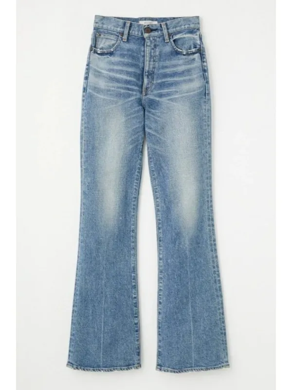 NWT Moussy Vintage MVS Flare in Blue High Rise Stretch Denim Jeans 25 x 33 - Image 8