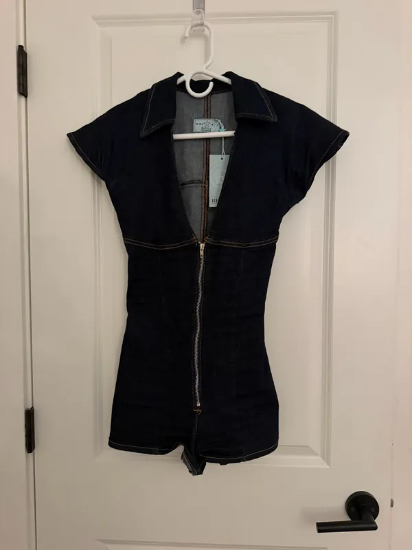 Revice Denim Romper - Image 3