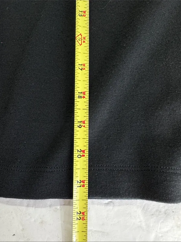 Smartwool Black A-Line merino wool knee length skirt L casual layering office - Image 12