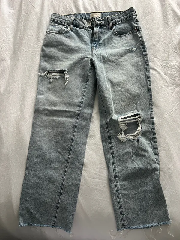 Pacsun ripped straight leg jeans - Image 3