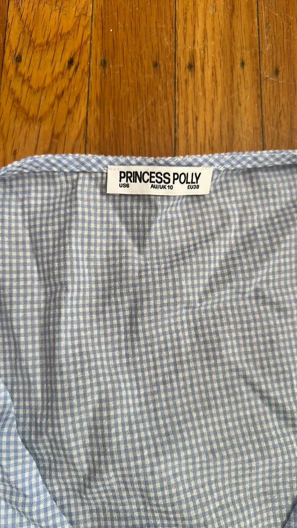 Princess Polly Blue Gingham Short Set - Image 3
