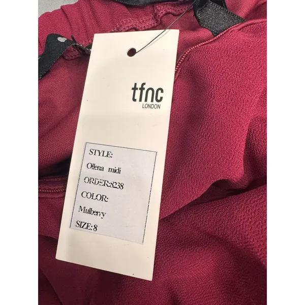 TFNC London Ollena Midi Dress Women's 8 Mulberry Purple Formal Cocktail NWT - Image 10