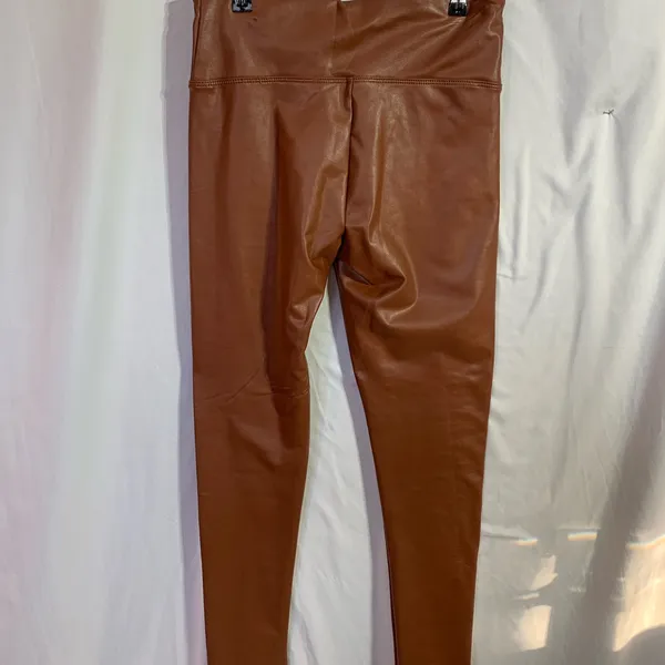 Faux leather leggings size medium (5 - Image 2