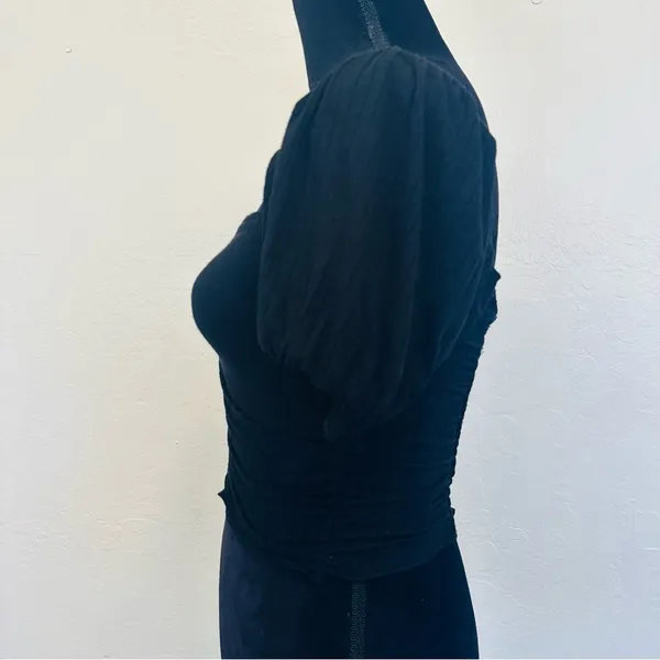 New Urban Outfitters black square neck top - Image 3