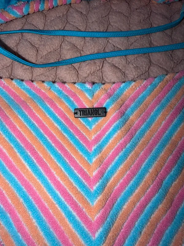 Triangl Vinca Sherbet Striped Terry Bikini Set - Image 5