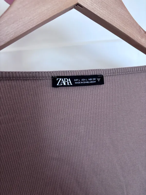 ZARA Long Sleeve Top - Image 3