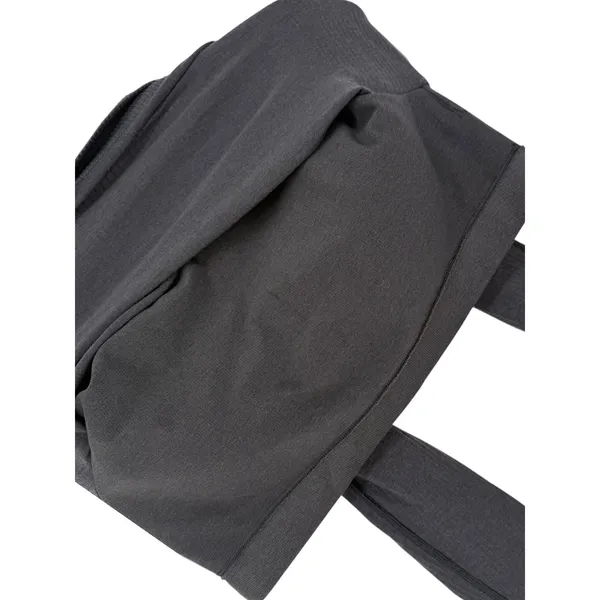 Lululemon Womens Ebb to Street Long Sleeve Shirt Ribbed Cropped Top‎ Black Sz 12 - Image 11
