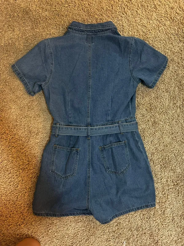 Denim Romper - Image 2