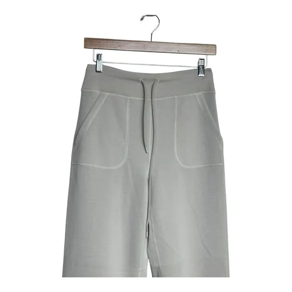 Women wide leg high waist lounge pants soft comfy size 4‎ short - Image 3