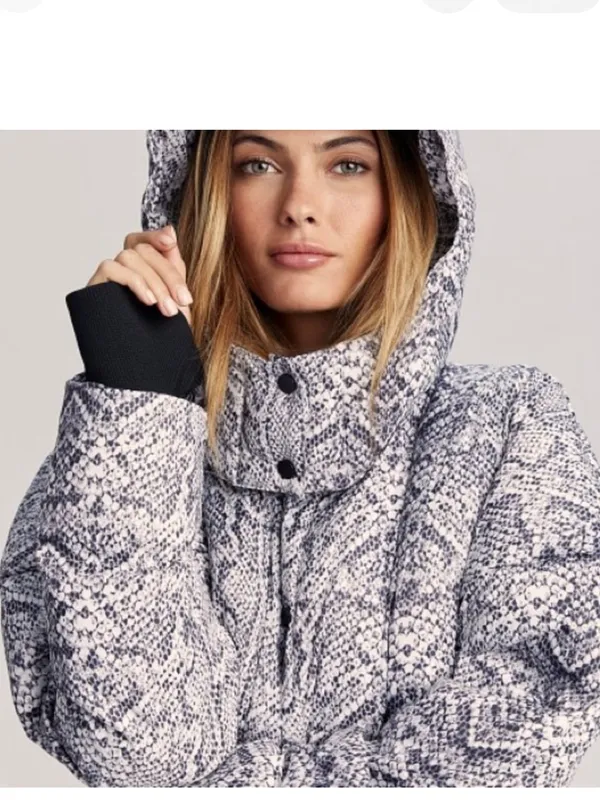 Varley‎ Highland Puffer Jacket snakeskin sz XS - Image 4