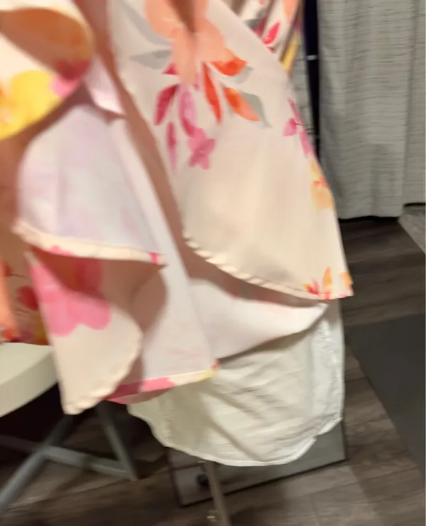 Main Strip Floral Dress - Image 8