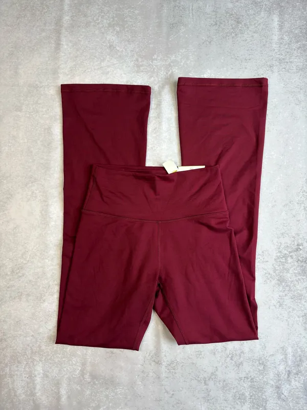 Aerie Offline Burgundy Flare Leggings (So Flattering) - Image 2