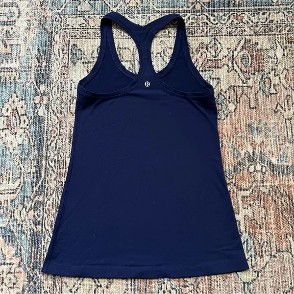 Lululemon Cool Racerback Tank Top Hero Blue Navy Size 6 - Image 8