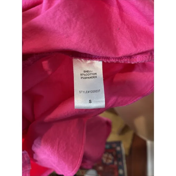 Tuckernuck Pomander Place Easton Blouse Hot Pink‎ Size Small - Image 11