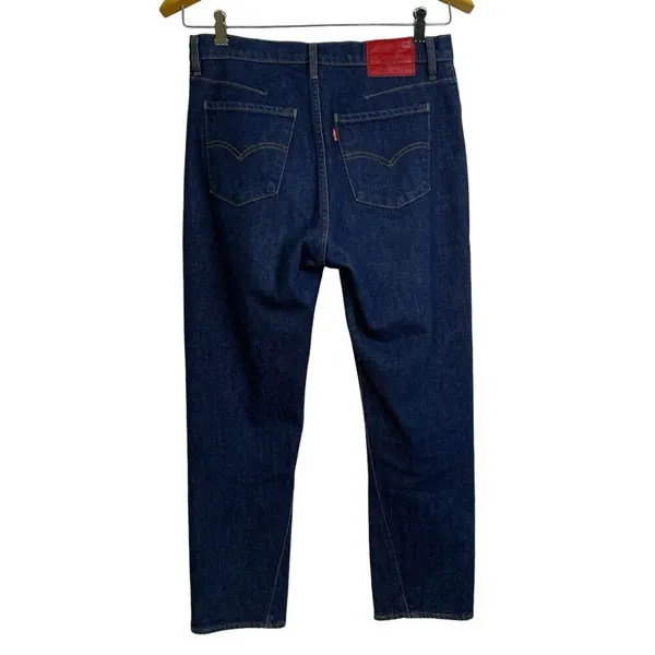 Levis LEJ Re-Issue Slouch Taper Jeans 27 Womens Blue Denim Relaxed Crop Stretch - Image 2