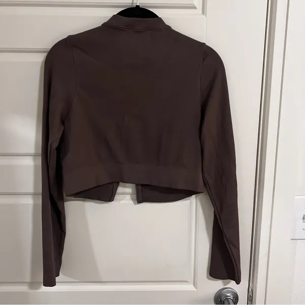 Set Active Cropped Jacket Top - Image 3