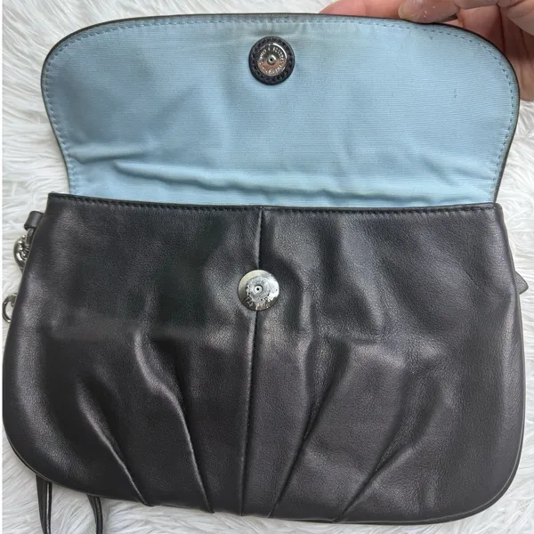 COACH Ashley Black Large Wristlet - Image 3