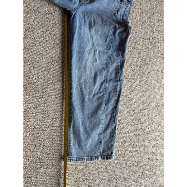 Jessica Simpson Womens High Rise Wide Barrel Leg Jeans‎ Blue Denim Size 10 - Image 7
