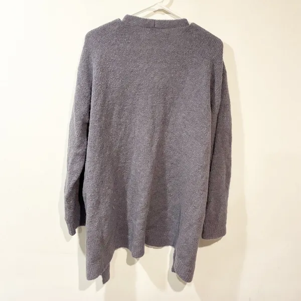 Babaton Light Purple Mohair Alpaca‎ Blend Open Front Sweater Cardigan Medium - Image 5