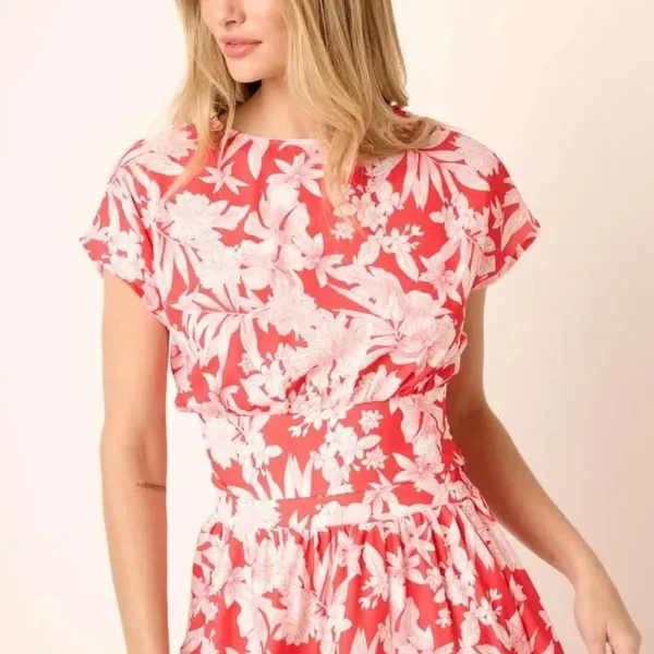 Mittoshop Tropical Print Top and Skirt‎ Set - Image 5