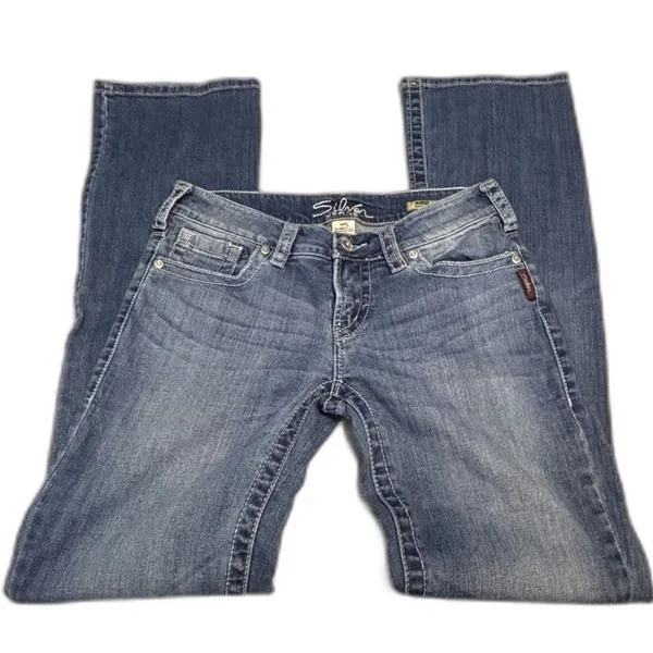 Silver Jeans Aiko Bootcut Jeans W29 L33 Dark Wash Stretch Denim - Image 9