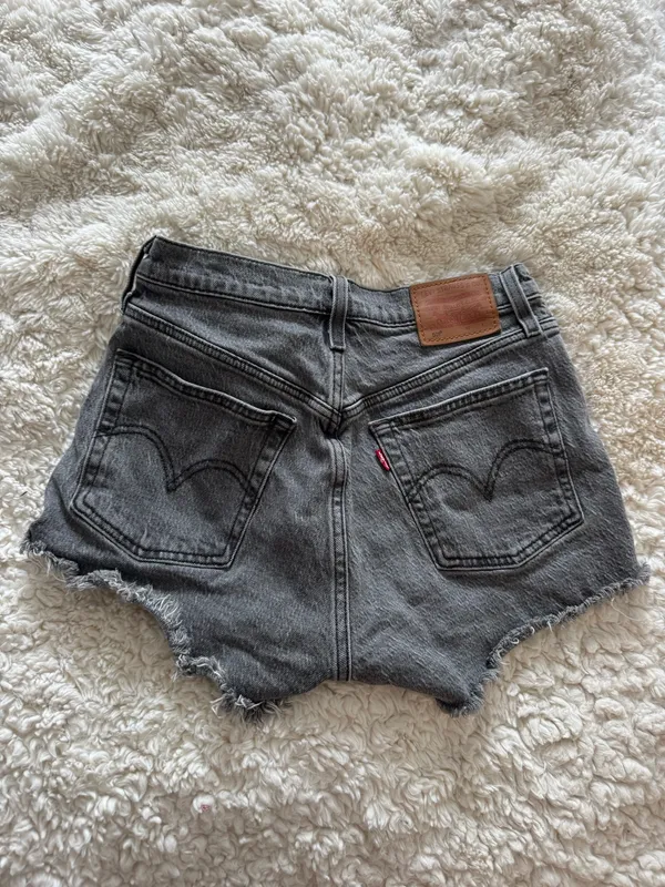 Levi’s Black Denim Shorts - Image 2