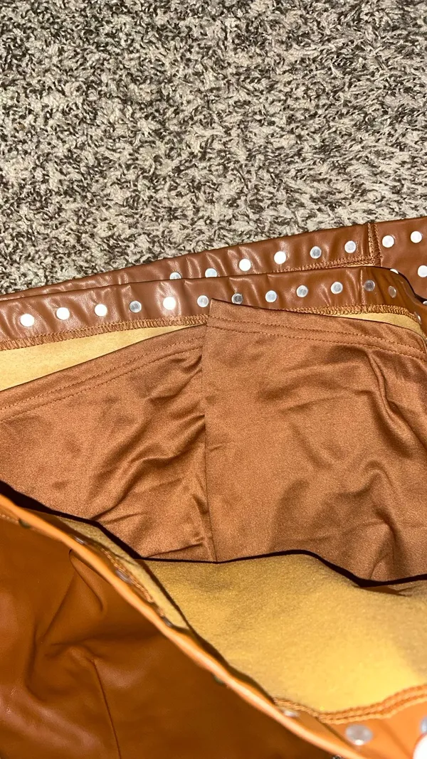Studded Leather Skirt - Image 4
