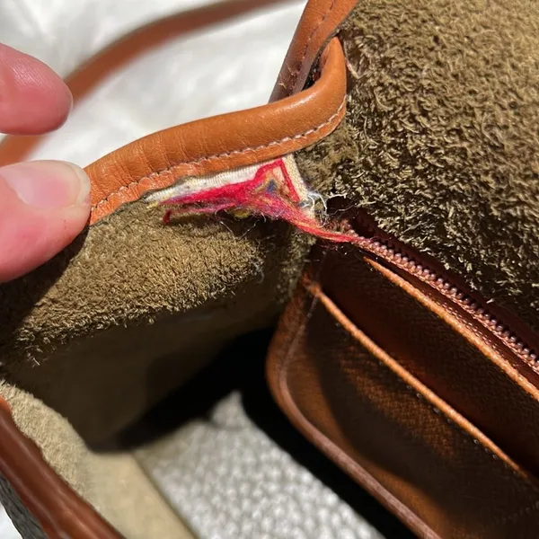 Dooney‎ & Bourke vintage Equestrian/ Fisherman Core crossbody bag B89 - Image 11