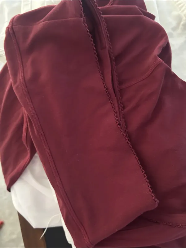 Cutest ❤️lululemon athletica Valentines Collection Women's Maroon Leggings - Image 7